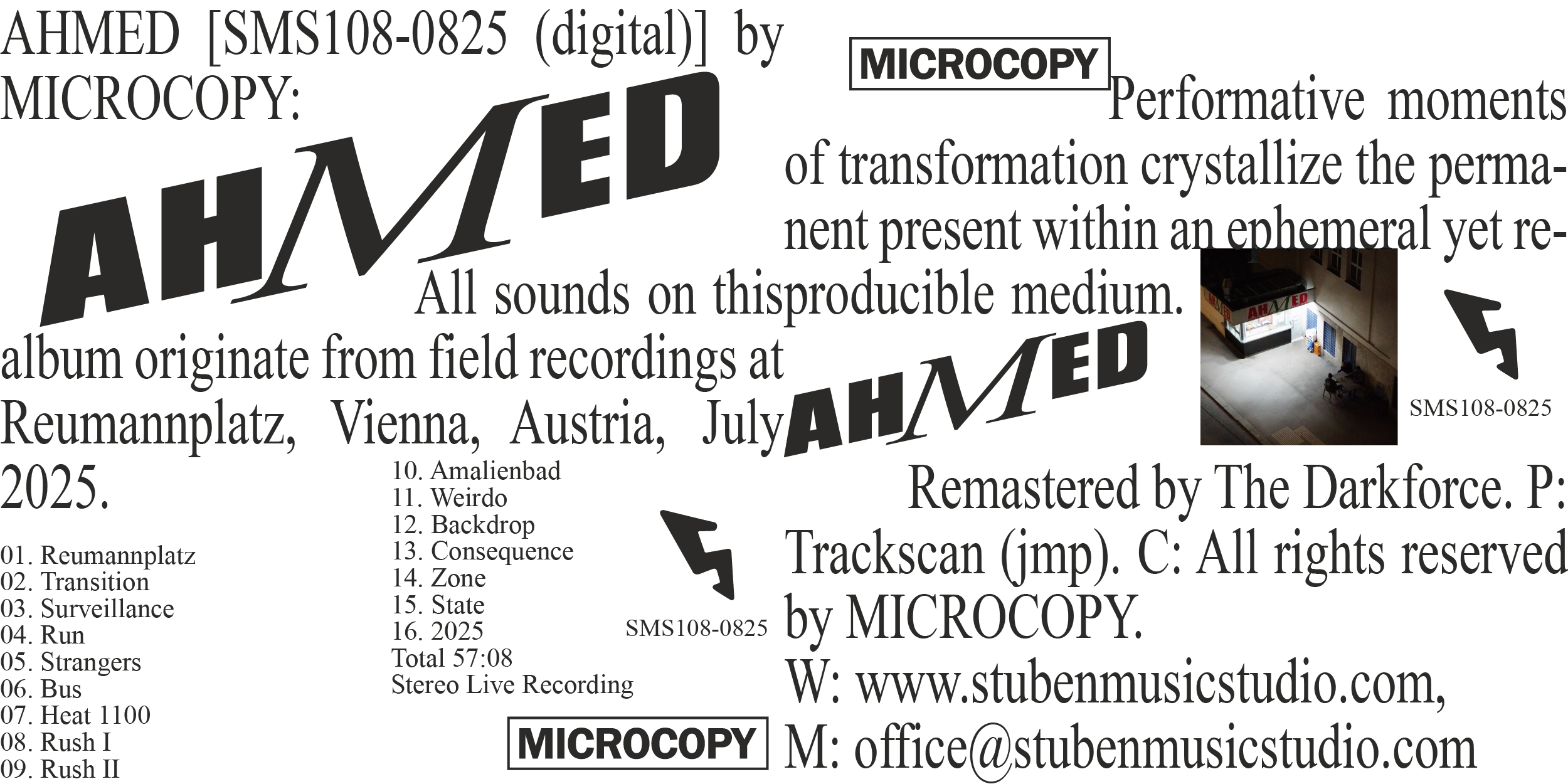 AHMED, MICROCOPY