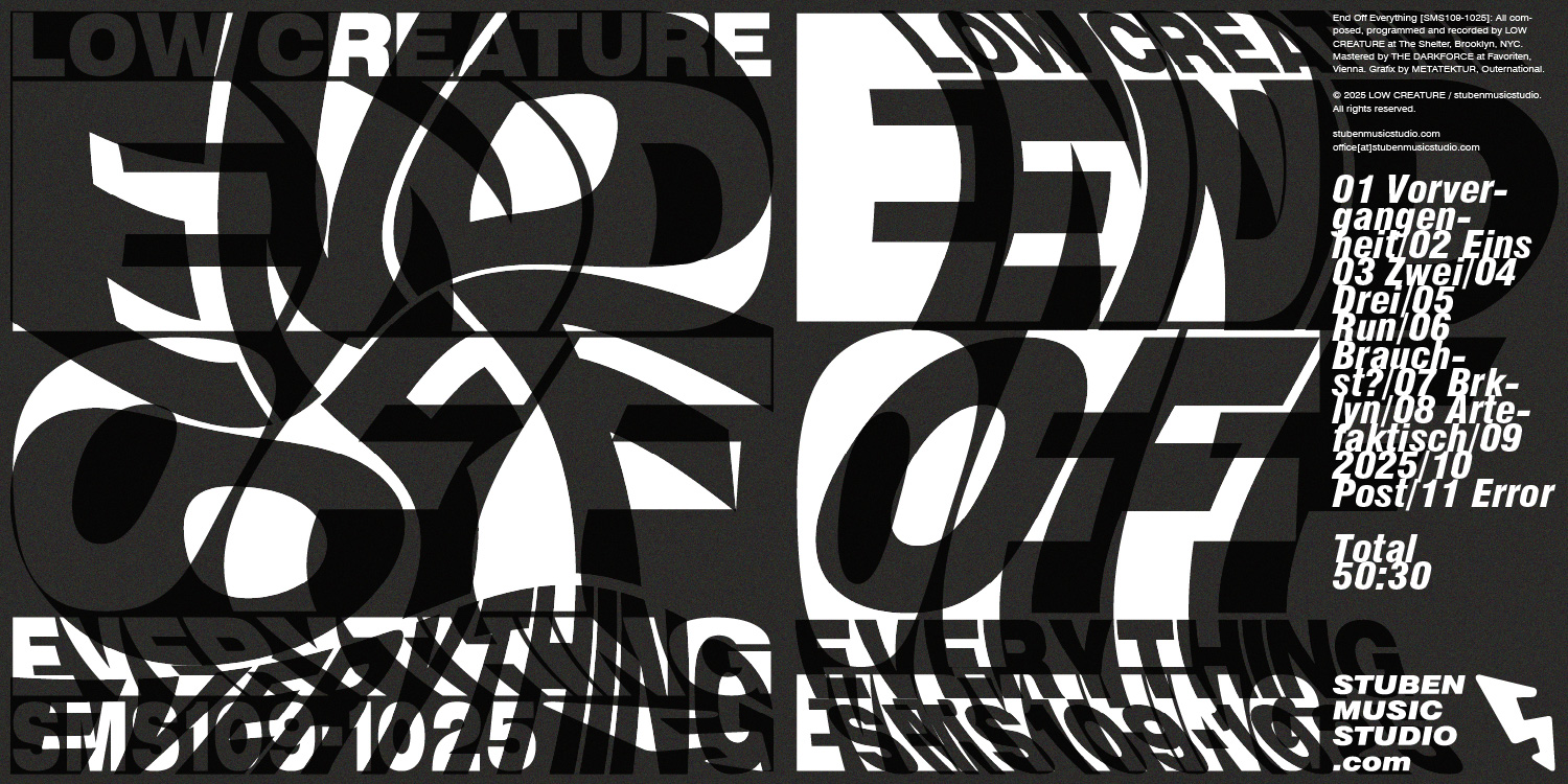 End Off Everything, Low Creature